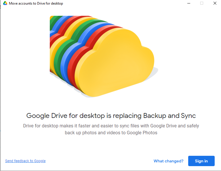 Google Drive for desktop / G-Drive - Install, Accessing files & Backing Up  Files – PALCS HelpDesk